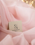 Serenity - Baby Pink Matte Organza 118"-120", Premium Quality Sheer Material by the Yard for Kids Dresses, Baby Shower