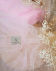 Spirit - 108" Baby Pink Soft Delicate Tulle Material by the Yard, Premium Quality Two-Way Stretch for Baby Shower, Flower Girl Dresses, Decor