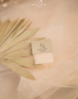 Clouds Tulle 59" - Biscuit Blush Color Soft Matte Bridal Fabric by the Yard, Premium Italy Tulle Mesh, for Wedding Dresses and Veils
