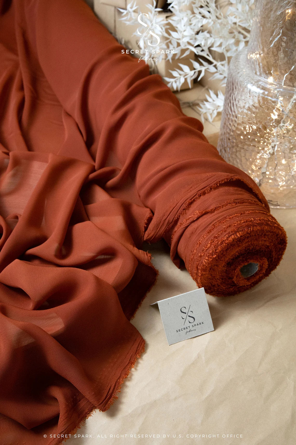 Online Fabric Store Aura Chiffon