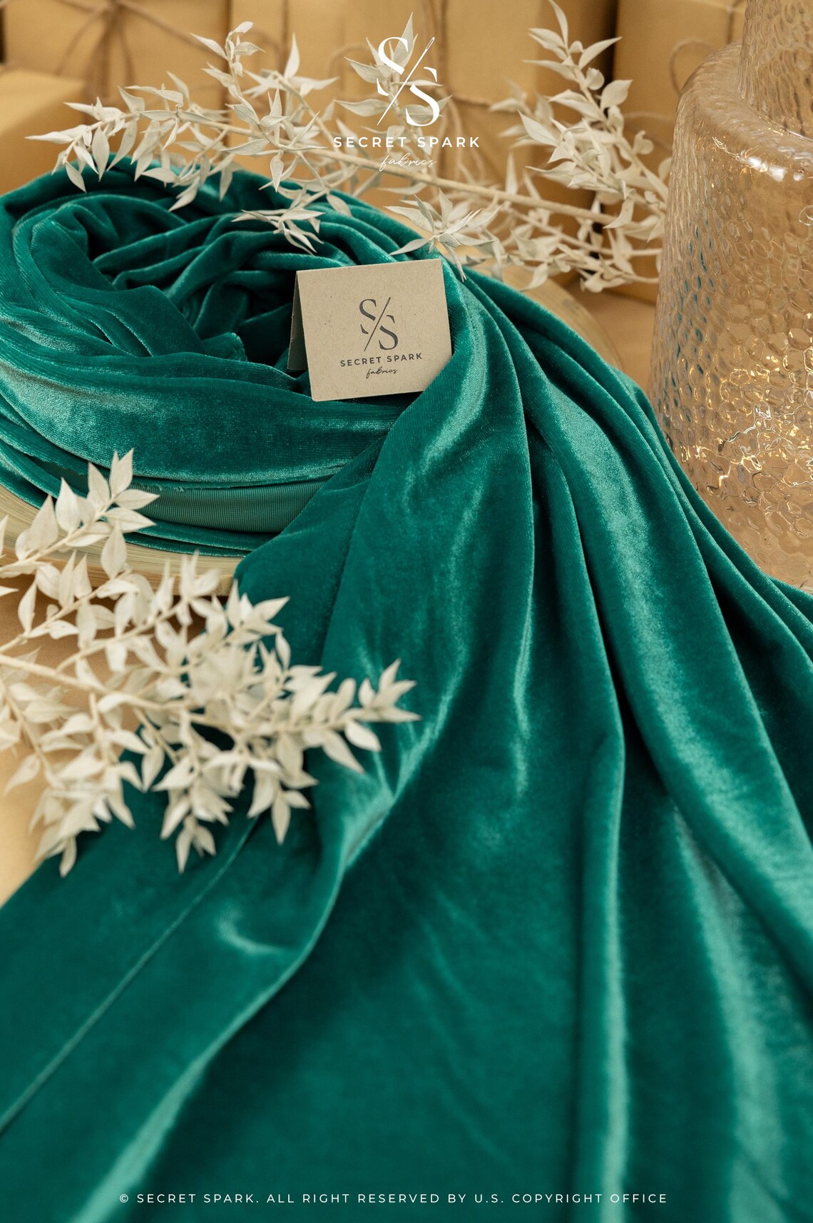 silk velvet dress fabric uk Rich - Deep Jade Stretch Velvet Fabric