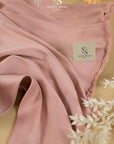 Mikado - Dusty Rose Premium Structured Satin, High-Quality Material by the Yard with One-Way Stretch for Bridal Wear, Special Events