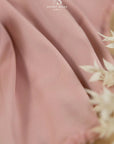 Mikado - Dusty Rose Premium Structured Satin, High-Quality Material by the Yard with One-Way Stretch for Bridal Wear, Special Events