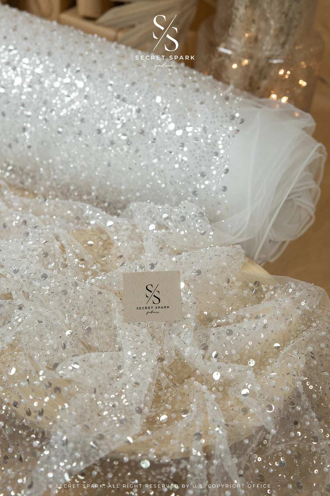chinese dress ladies Ivory Beaded Mesh | Crystal Beads
