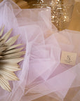 Clouds Tulle 59" - Lavender Color Soft Premium Fabric by the Yard, Italian Tulle Mesh for Wedding Events, Party Decor, Baby Shower