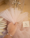 Clouds Tulle 59" - Light Blush Color Soft Matte Bridal Fabric by the Yard, Premium Quality Mesh for Wedding Events, Baby Celebrations