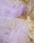 Spirit - 108" Light Lavender Premium Tulle Fabric by the Yard, Soft Two-Way Stretch Material for Baby Shower, Special Events, Decor