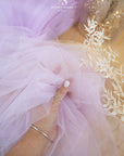 Spirit - 108" Light Lavender Premium Tulle Fabric by the Yard, Soft Two-Way Stretch Material for Baby Shower, Special Events, Decor