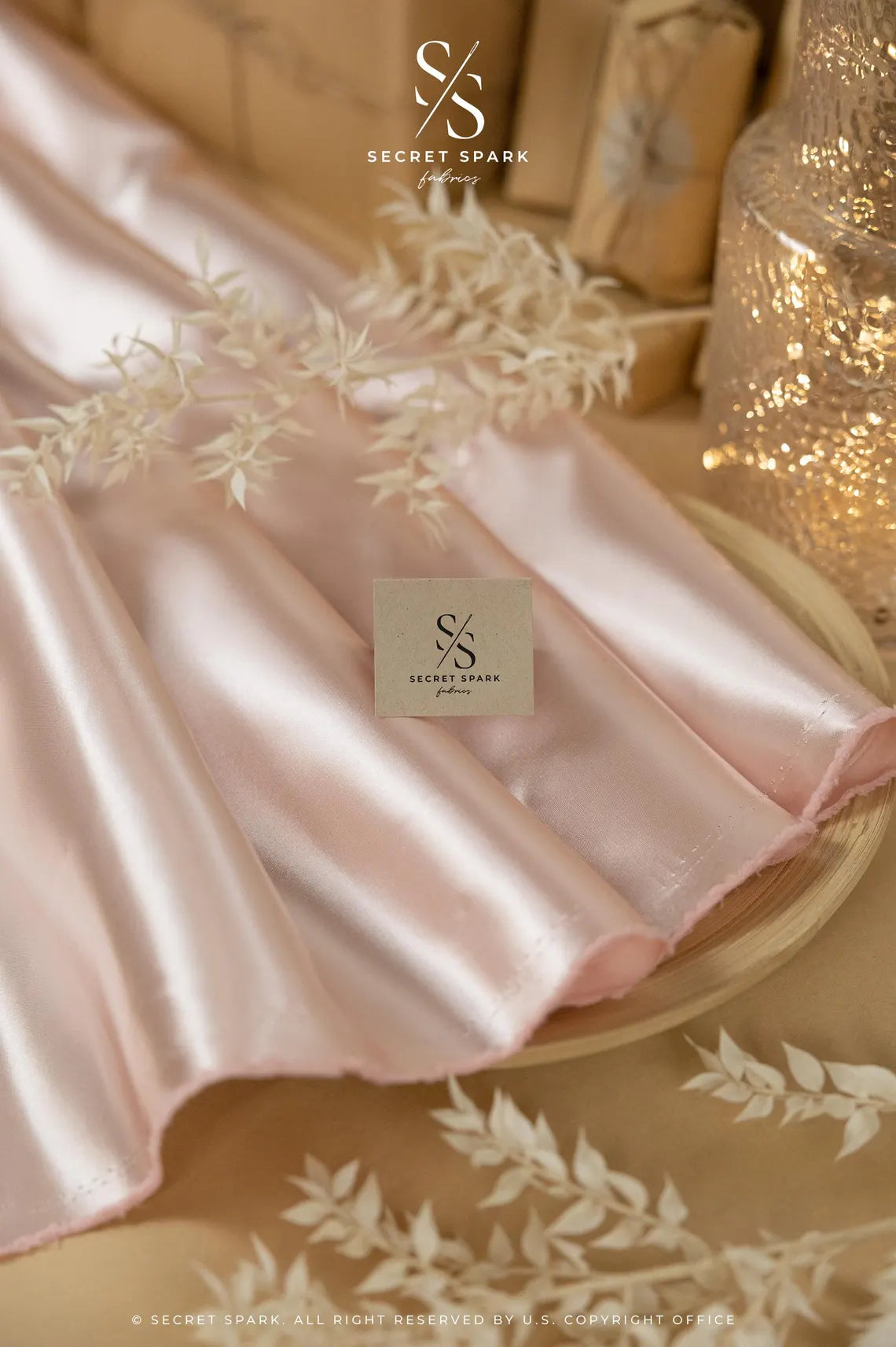Pastel Pink Bridal Satin | Soft