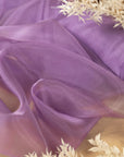 Glimmer Crystal Organza - Lilac Blush Color Sheer Crystal Fabric by the Yard, Sparkle Crystal Sheer for Baby Shower Decor, Girls Dresses, Volume Dress