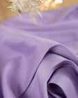 Mikado - Lilac Premium Structured Satin, High-Quality Material by the Yard with One-Way Stretch for Evening Wear, Special Events
