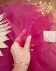 Clouds Tulle 59" - Magenta Color Premium Quality Material by the Yard, Soft Matte Tulle Mesh for Evening Gowns, Party Decor and Dance Costumes