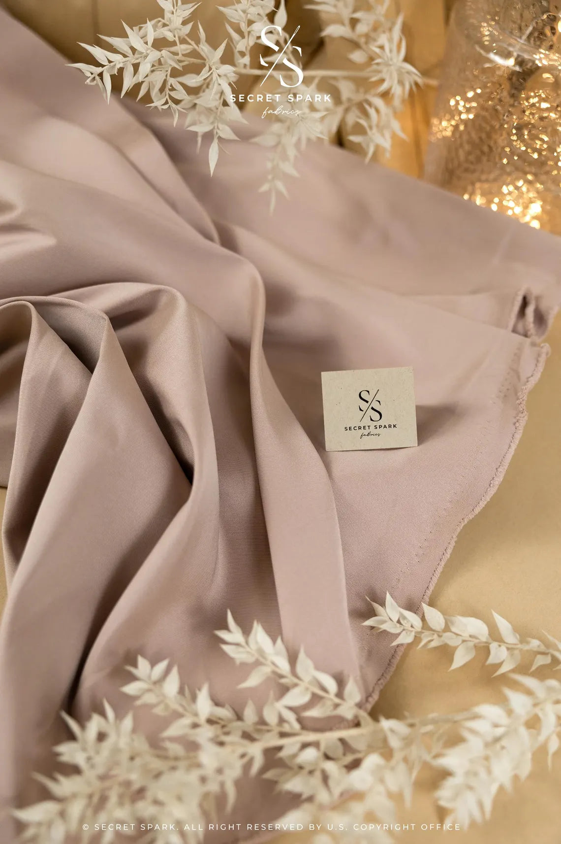 Order Brown Mikado Satin | Dense | for Evening & Special Wear