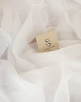 Serenity - Off White Matte Organza 118"-120" (~300-305 cm), Premium Bridal Quality Material by the Yard for Wedding Gowns, Event Decor