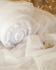 Serenity - Off White Matte Organza 118"-120" (~300-305 cm), Premium Bridal Quality Material by the Yard for Wedding Gowns, Event Decor