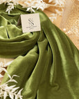 Rich - Olive Green Stretch Velvet Fabric, Premium 4-Way Soft Velour for Renaissance Garments, Upholstery, Cloaks