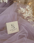 Spirit - 108" Pale Amethyst Premium Tulle Fabric by the Yard, Soft Two-Way Stretch Material for Special Events, Evening Wear, Decor