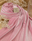 Rich - Pink Rose Stretch Velvet Fabric by the Yard, Soft Premium 4-Way Velour for Bridal Dresses, Fairytale Costumes