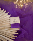 Clouds Tulle 59" - Purple Color Soft Matte Net Fabric by the Yard, Premium Quality Tulle Mesh, for Evening Wear and Royal Events