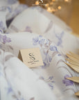 Magic - Purple Lavender Field Matte Floral Organza by the Yard, Soft Bridal Printed Organza Fabric with Lavender Blooms for Wedding Dresses