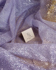 Illuminate Glitter Tulle - Purple Lavender Color Quality Premium Fabric by the Yard, Shimmering Mesh for Events, Party Decor, Costumes