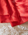 Iconic Silky Satin - Red Color Soft Silky Satin Airy & Light Weight Fabric, One Way Stretch Satin Fabric for Decorations, Clothing, Wholesale
