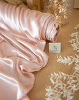 Iconic Silky Satin - Rose Shadow Color Soft Silky Satin Airy & Light Weight Fabric One Way Stretch for Wedding and Lining, Slip Dress