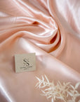 Iconic Silky Satin - Rose Shadow Color Soft Silky Satin Airy & Light Weight Fabric One Way Stretch for Wedding and Lining, Slip Dress