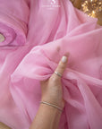 Serenity - Rose Pink Matte Organza 118"-120", Premium Quality Material by the Yard for Evening Gowns, Party Decor
