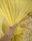 Mirage Power Mesh - Soft Yellow Color Premium Quality Material by the Yard, Ultra Fine Two-Way Stretch for Dance Wear, Costumes