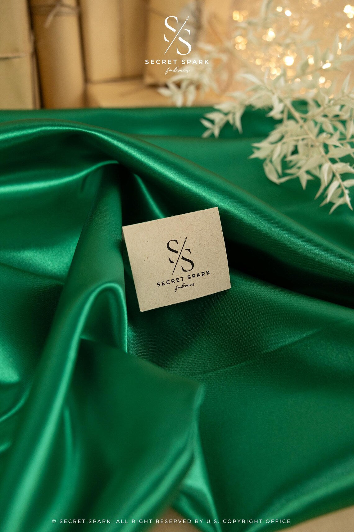 Amore - Spring Green Dense Stiff Satin Fabric, Bright Non-Stretch Shiny Material for Dresses, Gift Wrapping Ribbons, Chair Sashes, Quilting Amore - Spring Green Dense Stiff Satin Fabric, Bright Non-Stretch Shiny Material for Dresses, Gift Wrapping Ribbons, Chair Sashes, Quilting