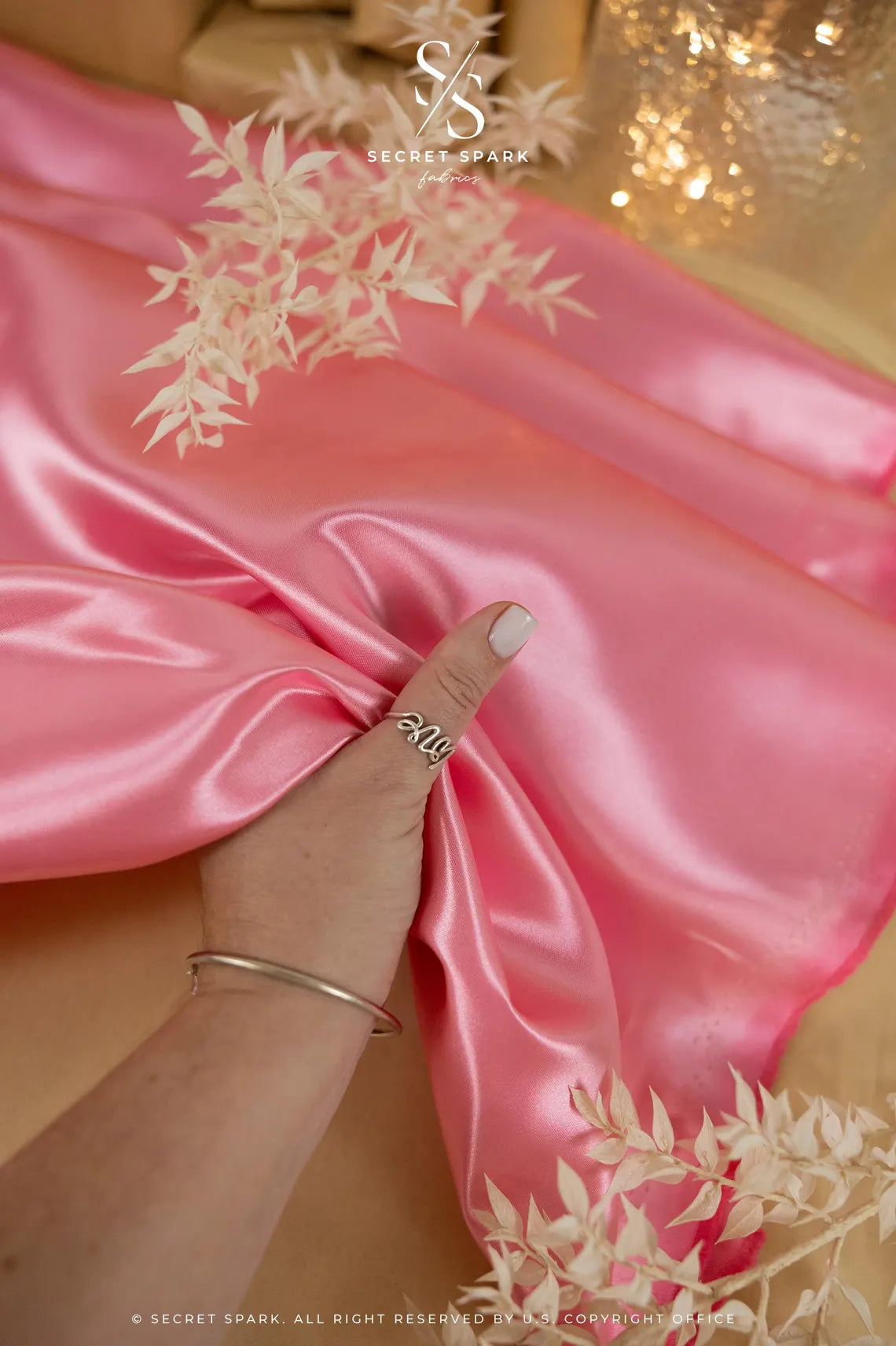 pink fabric for dresses Aura Chiffon