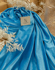 Rich - Turquoise Blue Stretch Velvet Fabric - Premium 4-Way Velour with Vibrant Color for Costumes, Decor & Creative DIY