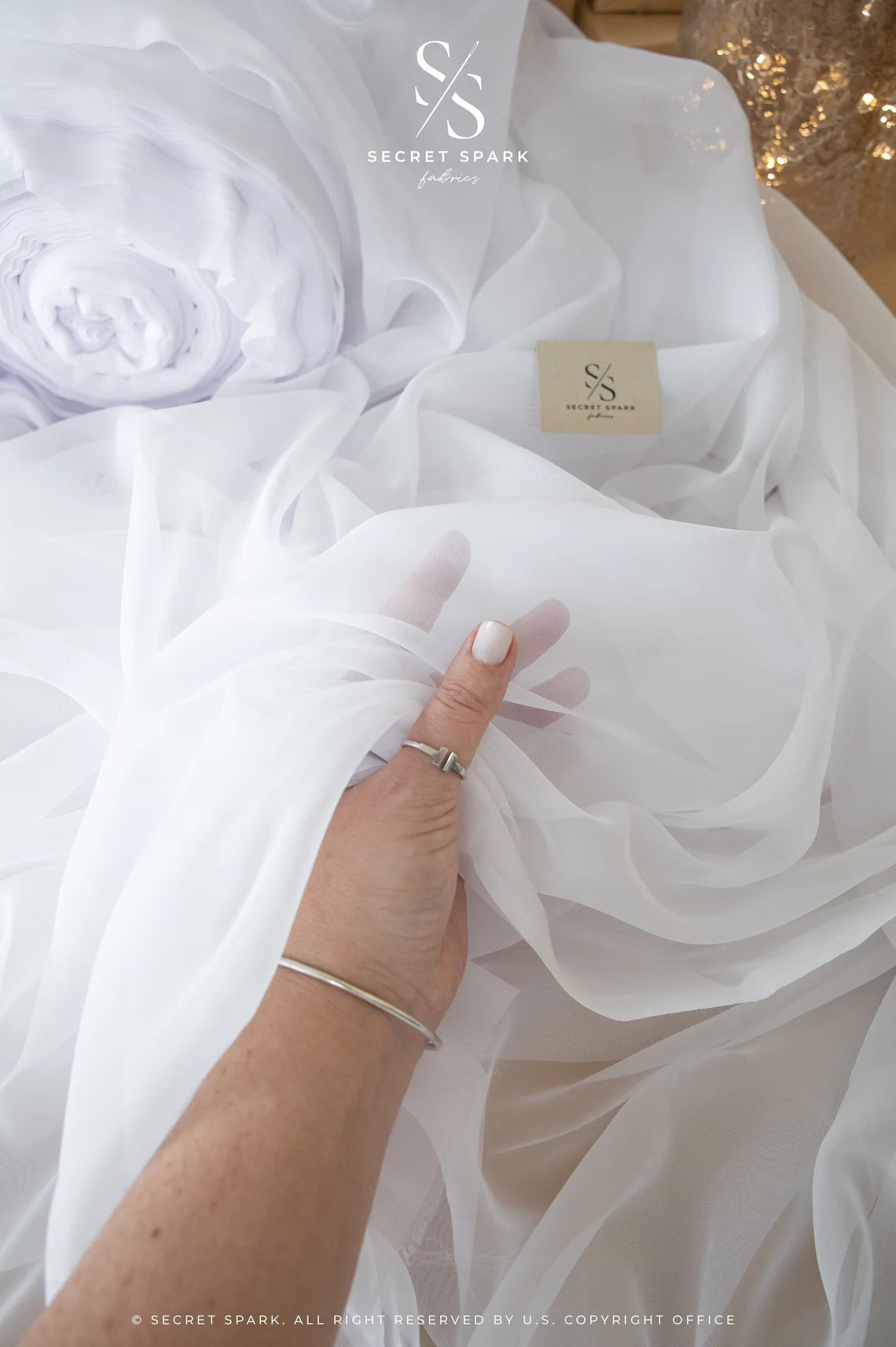 White Matte Organza | 118 inch White Matte Organza | 118 inch