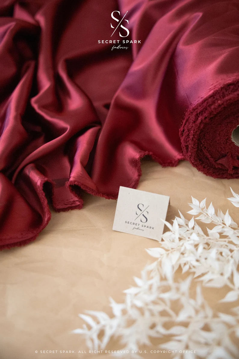 silk satin dress material Amazon.com: Premium Stretch Silky Satin Fabric by Yard - Fabric for Dresses  and Skirts - Silky Smooth, Metallic Sheen - Ideal for Weddings and Costume  Design - Polyester Silk Blend