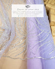 Gleamline - Wisteria Sequin Lace - Photo 2
