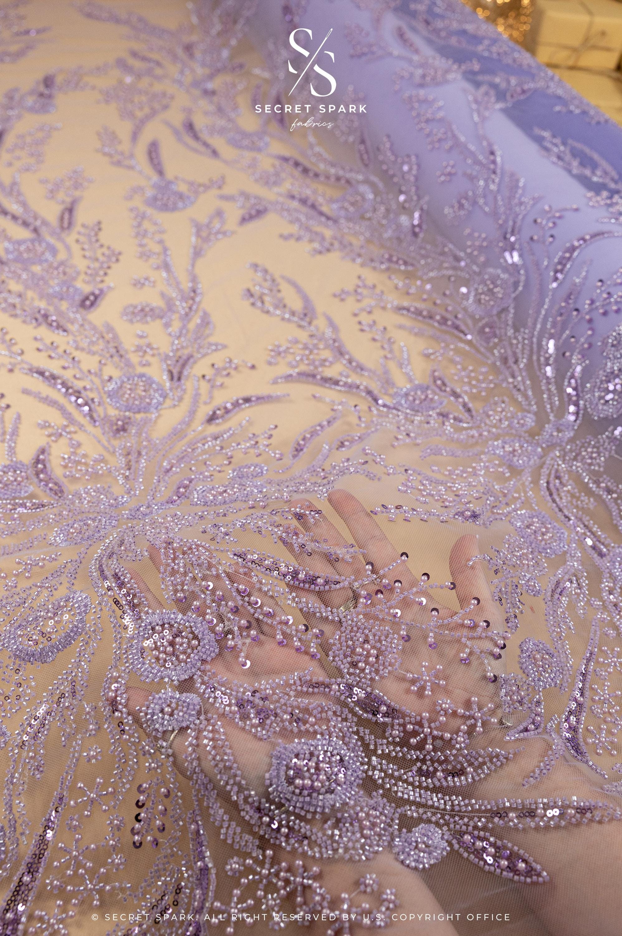 beaded dress material Coral Reef TEST