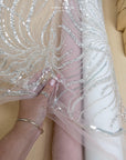 Gleamline - Light Blush Sequin Lace - Photo 3