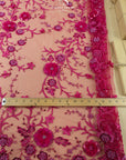 Blossom Dream - Hot Pink 3D Floral Lace - Photo 6