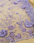 Blossom Dream - Purple Lavender 3D Floral Lace - Photo 5