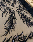 Underwater Forest - Black Beaded Fern Lace - Photo 2