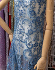 Royal Garden - Dusty Blue Baroque Floral Lace - Photo 4