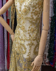Royal Garden - Olive Gold Baroque Floral Lace - Photo 4