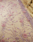 Blossom Dream - Rose Blush 3D Floral Lace - Photo 1