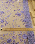 Blossom Dream - Purple Lavender 3D Floral Lace - Photo 2