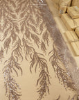 Underwater Forest - Mystic Beige Beaded Fern Lace - Photo 5