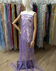 Underwater Forest - Purple Lavender Beaded Fern Lace - Photo 2