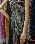 Underwater Forest - Black Beaded Fern Lace - Photo 5