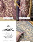Royal Garden - Soft Pink Baroque Floral Lace - Photo 8