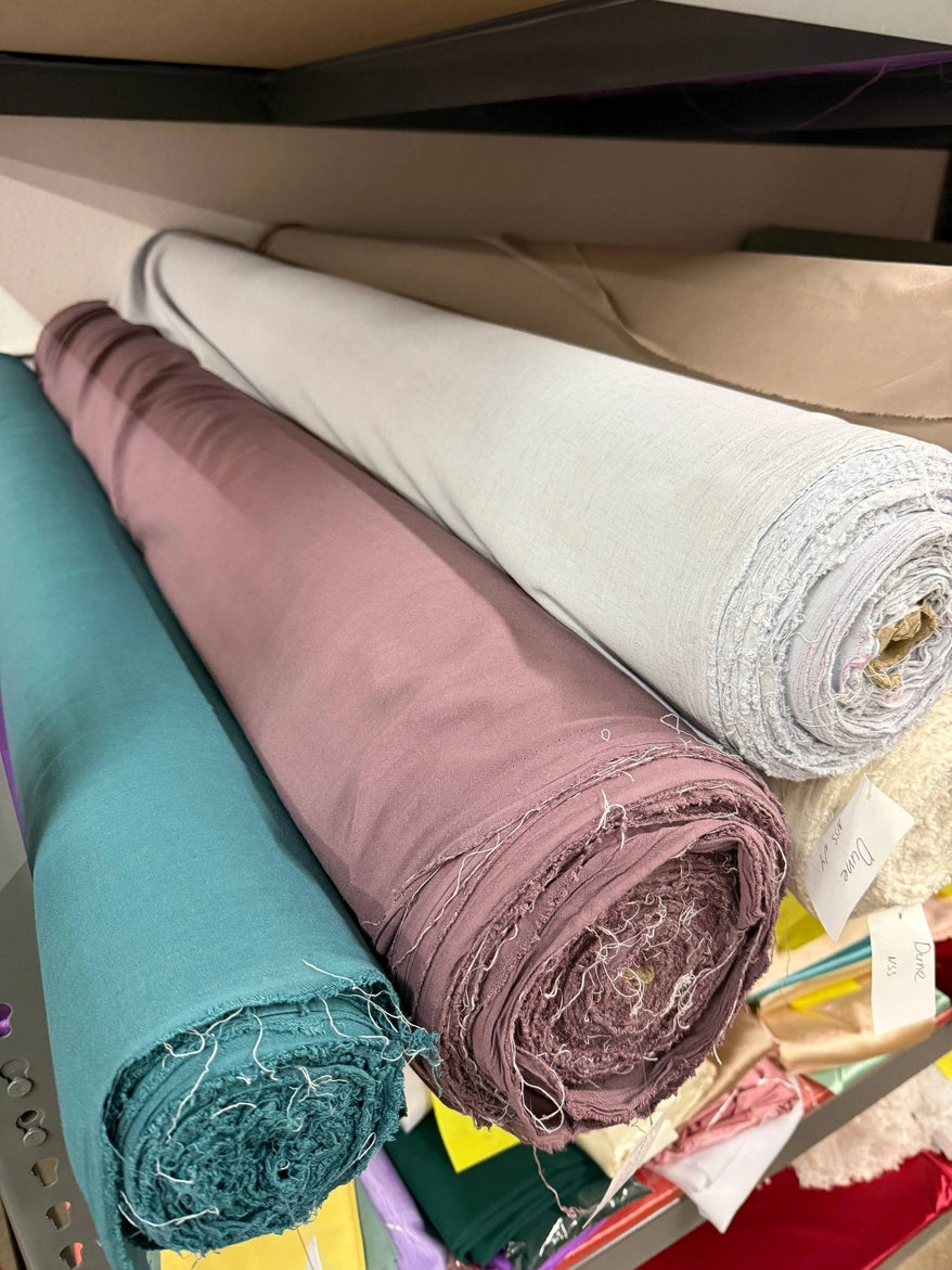 Dune - 140 GSM Washed Linen Rayon Blend Fabric Wholesale by Roll